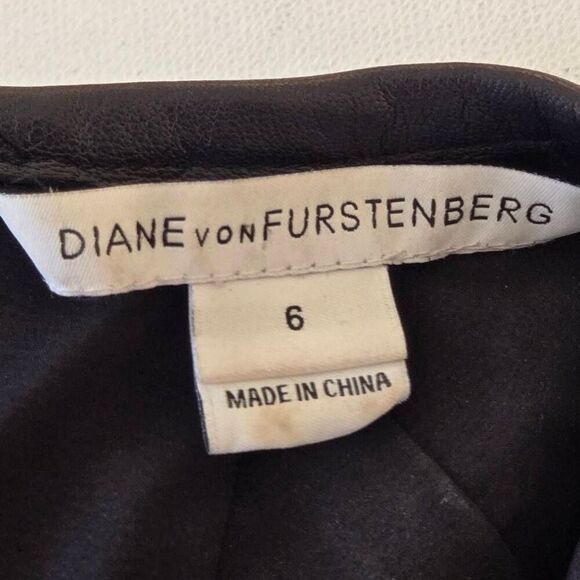 Diane von Furstenberg Womens Snakeskin Print Fit & Flare Dress Multicolor Size 6 - Picture 2 of 12